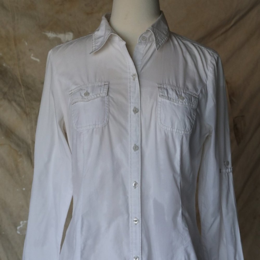 Tommy Hilfiger button down long sleeve blouse SP